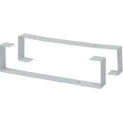 Sanivesk Vlakkanaal Beugels PVC Wit 220x55mm 2st