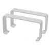 Sanivesk Vlakkanaal Beugels PVC Wit 110x55mm 2st