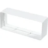 Sanivesk Vlakkanaal Kanaalverbinder PVC Wit 220x90mm