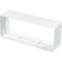 Sanivesk Vlakkanaal Kanaalverbinder PVC Wit 220x90mm