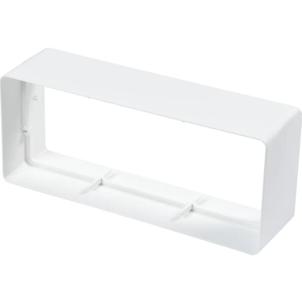Sanivesk Vlakkanaal Kanaalverbinder PVC Wit 220x90mm