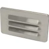 Sanivesk Vlakkanaal Muurrooster RVS 110x55mm