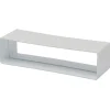 Sanivesk Vlakkanaal Verbinder PVC Wit 220x55mm