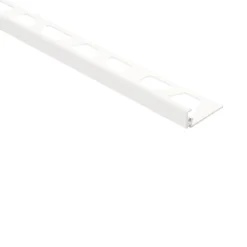 Schlüter Tegelprofiel J80MBW  Aluminium Mat Zuiverwit 8mm x 300cm