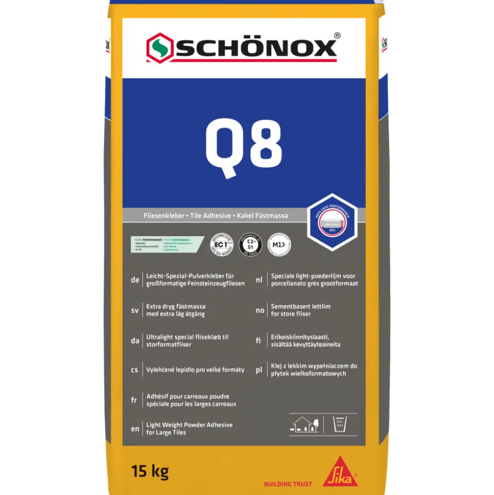 SCHÖNOX Q8 Poederlijm Light 15kg