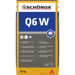 SCHÖNOX Q6 W Veelzijdige Poederlijm Wit 25kg