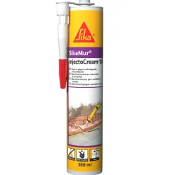 SikaMur Gevel InjectoCream 100 Tegen Optrekkend Vocht 300ml