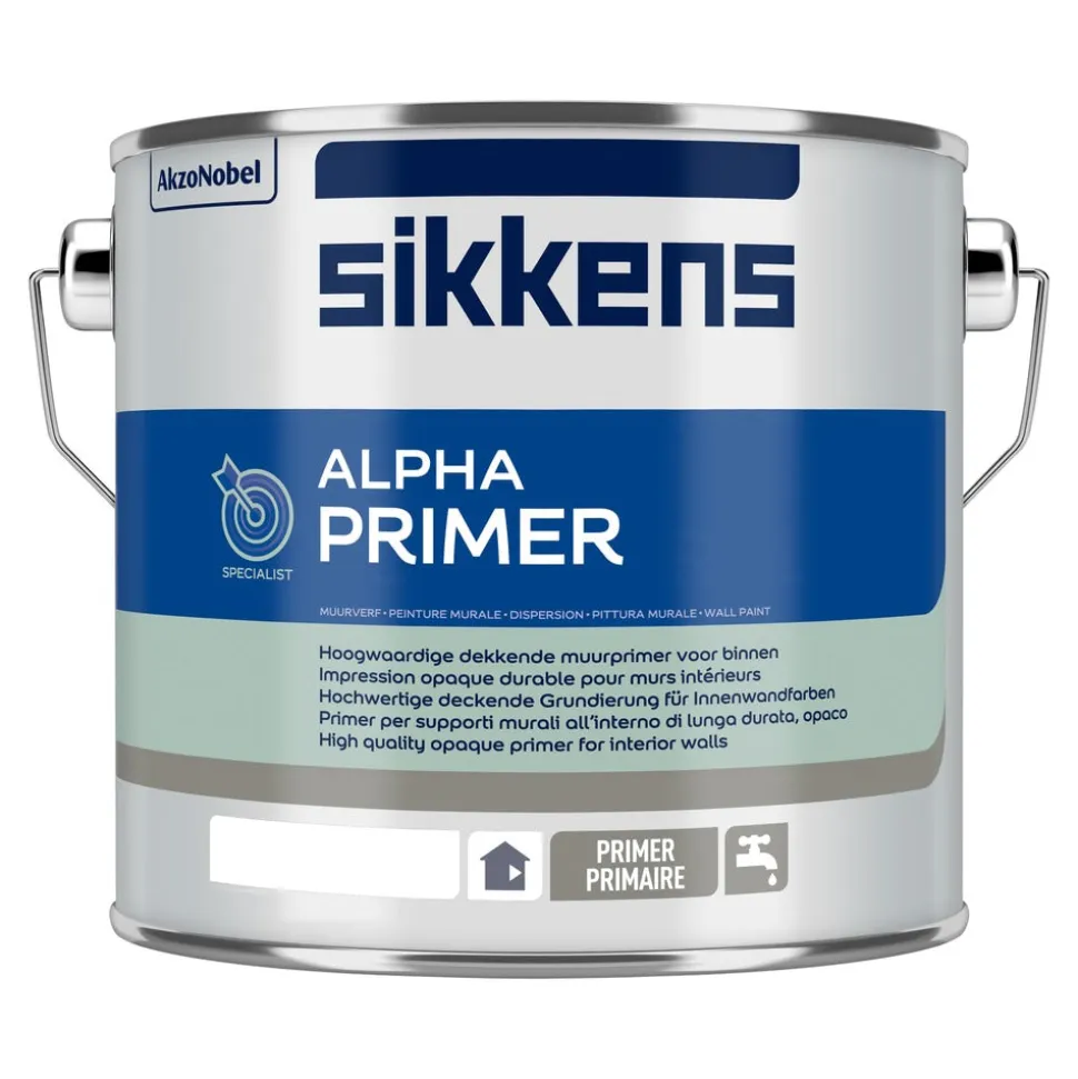 Sikkens Muurprimer Alpha Primer Wit/W05 2,5L