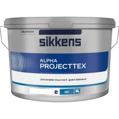 Sikkens Muurverf Alpha Projecttex RAL9010 10L