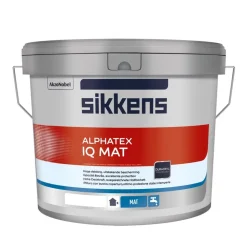 Sikkens Muurverf Alphatex IQ Mat Wit/W05 5L