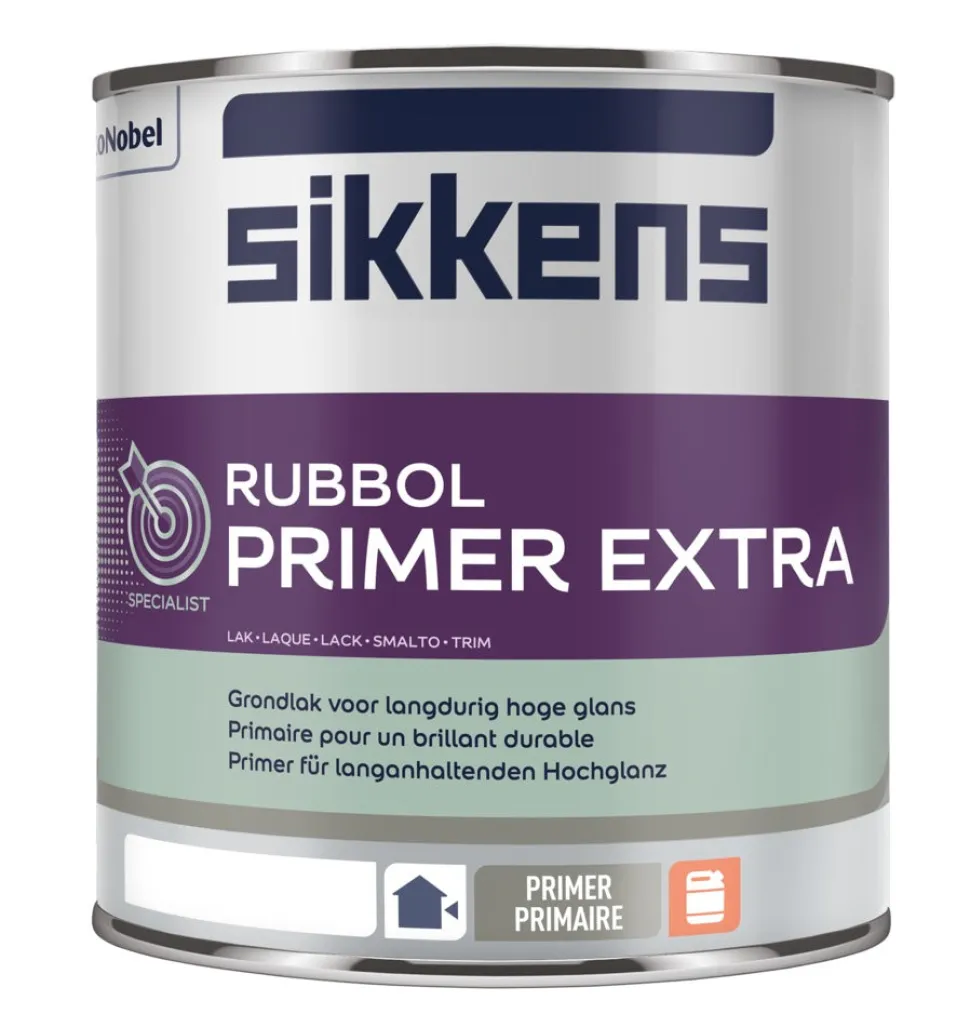 Sikkens Primer Rubbol Primer Extra Wit/Mengbasis W05 1L