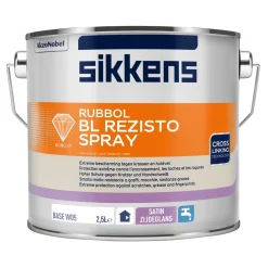 Sikkens Spray Lak Rubbol BL Rezisto Wit /W05 2,5L