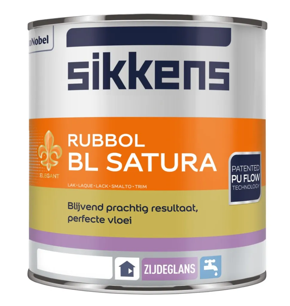 Sikkens Zijdeglans Lak Rubbol BL Satura Mengbasis N00 930ml
