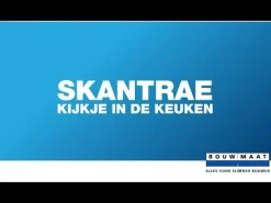 Skantrae Boarddeur SKB 280 vlak 53x201,5 stomp gegrond wit 70% PEFC