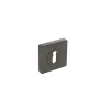 Sleutelplaatjes Verdekt Vierkant 55x55x10mm 7mm Nokken Antraciet-Grijs