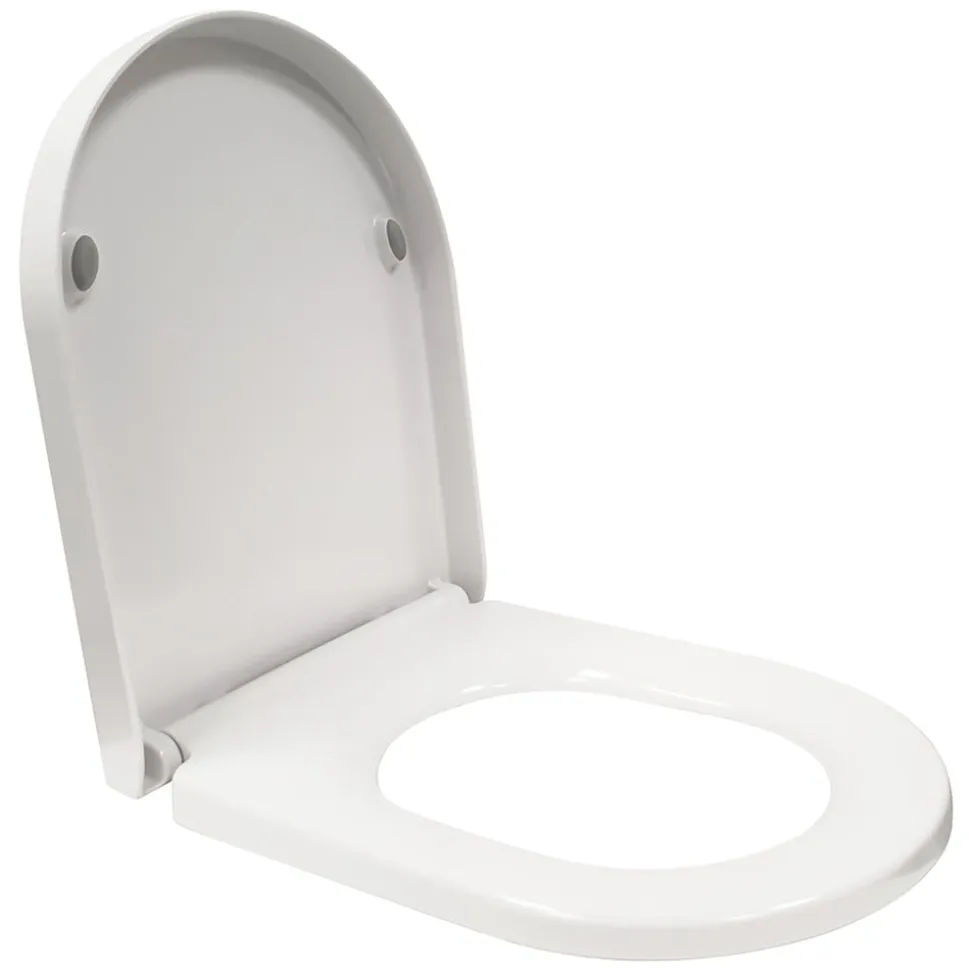 Smize Toiletzitting Softclose en Quick Release Glanzend Wit