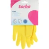 Sorbo huishoudhandschoenen strong geel maat L