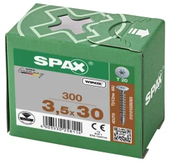 SPAX Achterwandschroef Verzinkt Voldraad 300st