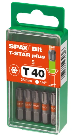SPAX Bit T-STAR Plus S 25mm 5st