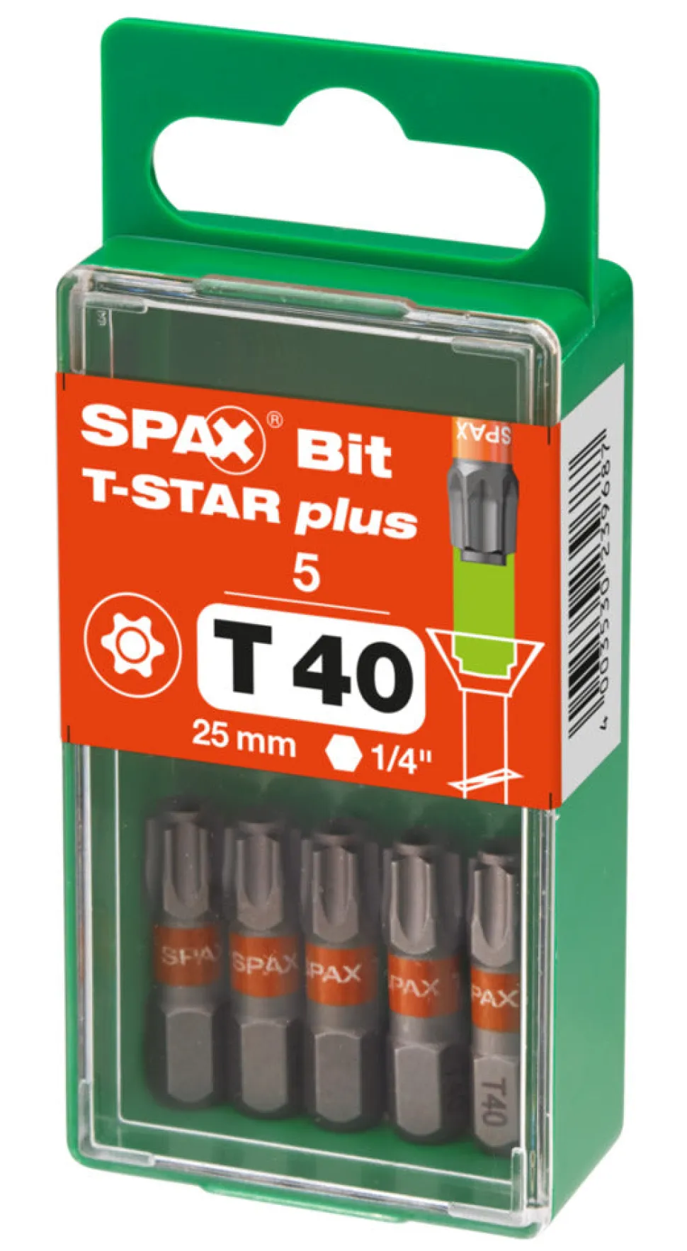 SPAX Bit T-STAR Plus S 25mm 5st