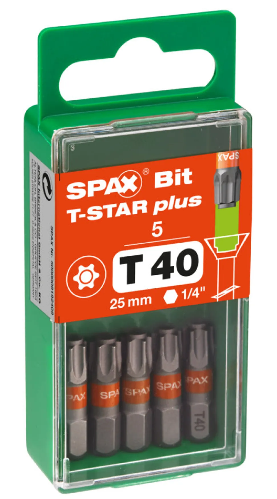 SPAX Bit T-STAR Plus S 25mm 5st