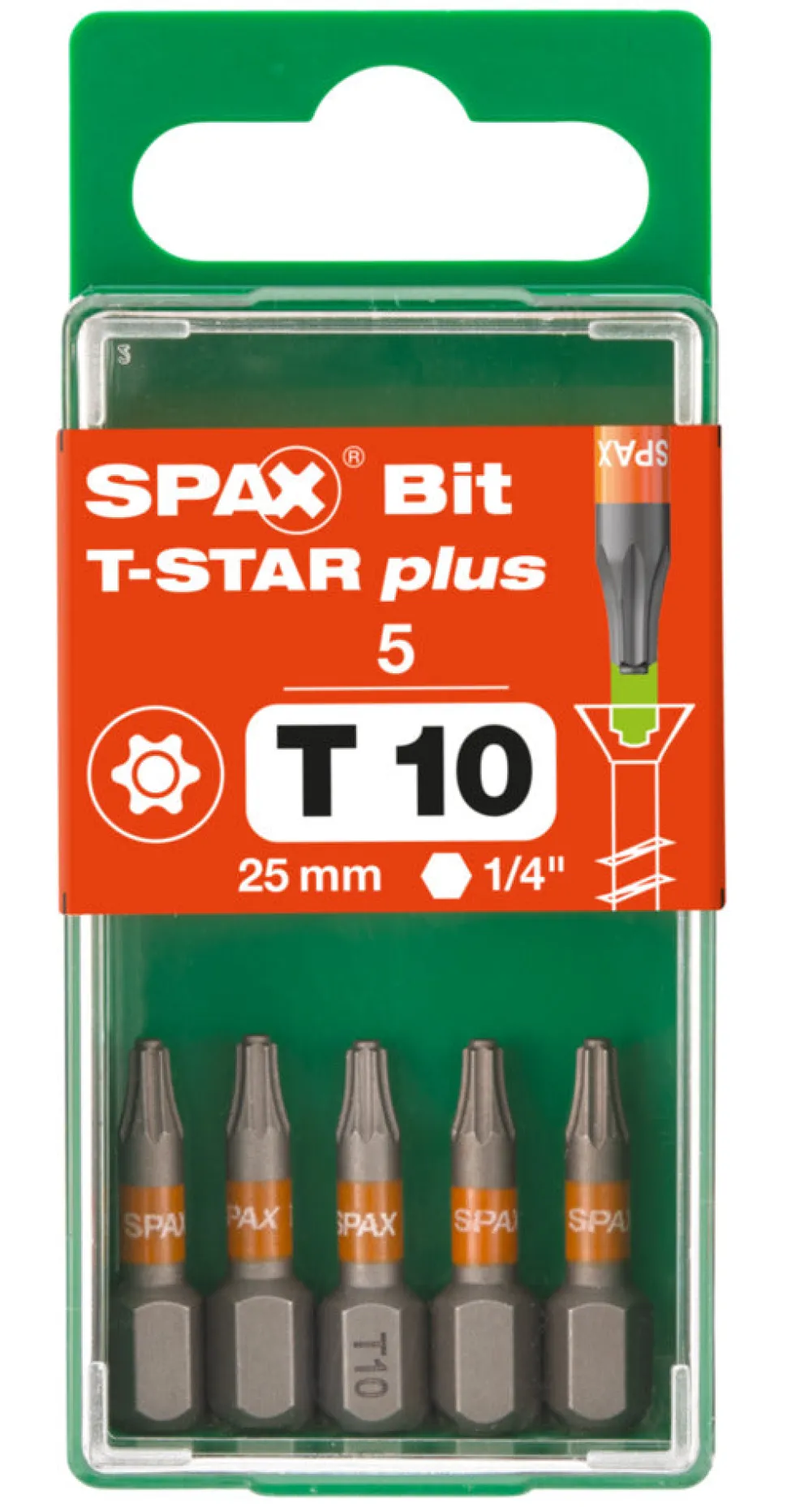 SPAX Bit T-STAR Plus S 25mm 5st