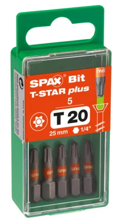 SPAX Bit T-STAR Plus S 25mm 5st