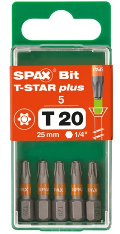 SPAX Bit T-STAR Plus S 25mm 5st