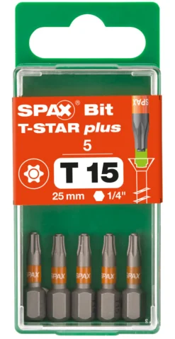 SPAX Bit T-STAR Plus S 25mm 5st