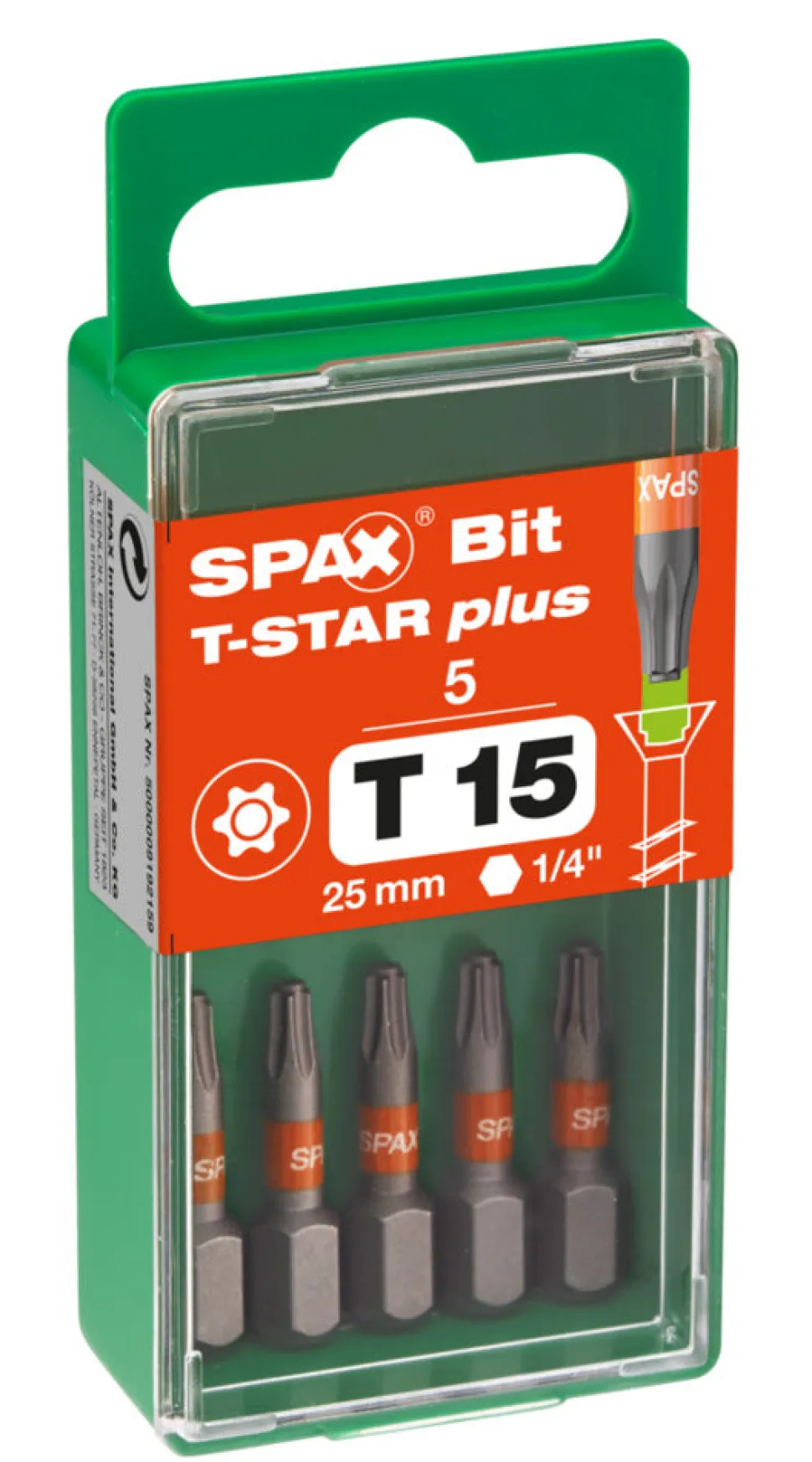 SPAX Bit T-STAR Plus S 25mm 5st