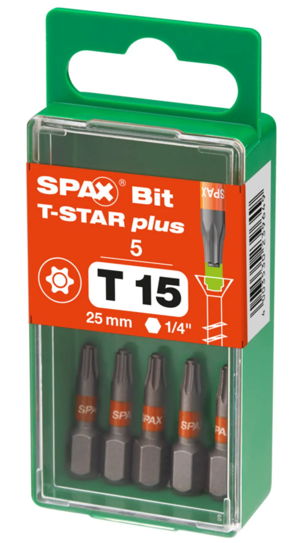SPAX Bit T-STAR Plus S 25mm 5st