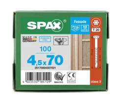 SPAX Gevelschroef RVS A2 LK Deeldraad T-STAR Plus T20