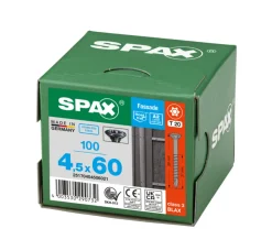 SPAX Gevelschroef RVS A2 VK Deeldraad Zwart T20