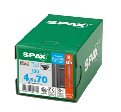 SPAX Gevelschroef RVS A2 VK Deeldraad Zwart T20