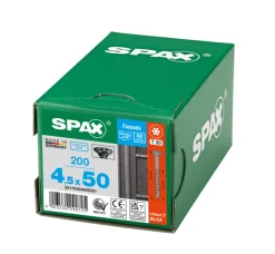 SPAX Gevelschroef RVS A2 VK Deeldraad Zwart T20