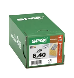 SPAX Tellerkopschroef Verzinkt DK Voldraad T30