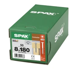 SPAX Tellerkopschroef Verzinkt DK Deeldraad T40 50st