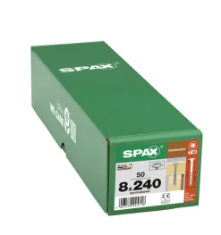 SPAX Tellerkopschroef Verzinkt DK Deeldraad T40 50st