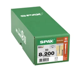 SPAX Tellerkopschroef Verzinkt DK Deeldraad T40 50st