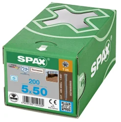 SPAX Terrasschroef RVS A2 CK T25
