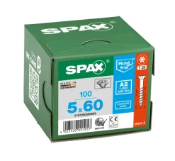 SPAX Universele Schroef RVS A2 VK Deeldraad