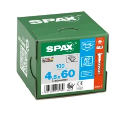 SPAX Universele Schroef RVS A2 VK Deeldraad
