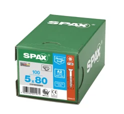 SPAX Universele Schroef RVS A2 VK Deeldraad