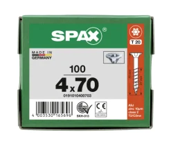 SPAX Universele Schroef Verzinkt VK Deeldraad T-Star Plus T20