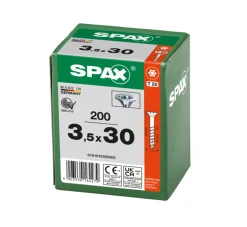 SPAX Universele Schroef Verzinkt VK Deeldraad T-Star Plus T20