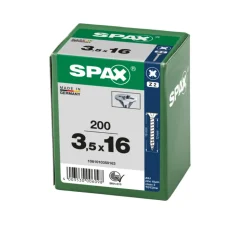 SPAX Universele Schroef Verzinkt VK Voldraad 200st