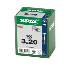 SPAX Universele Schroef Verzinkt VK Voldraad 200st