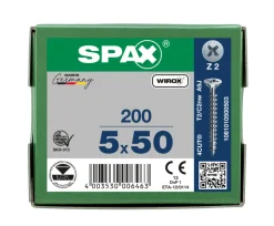 SPAX Universele Schroef Verzinkt VK Voldraad 200st