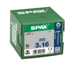 SPAX Universele Schroef Verzinkt VK Voldraad 200st