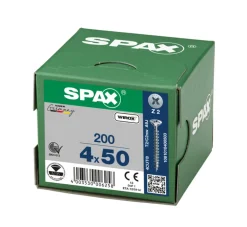 SPAX Universele Schroef Verzinkt VK Voldraad 200st